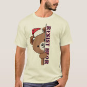 Bear Resist christmas Tシャツ (正面)