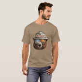 Bear Resist Protect Our National Parks Save the en Tシャツ (正面フル)
