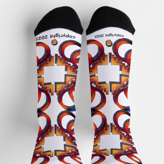 BEAR RINGS Crew Socks ソックス (上部)