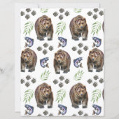 Bear Scrapbook Paper (正面)