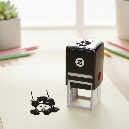Bear Self-inking Stamp セルフインキングスタンプ