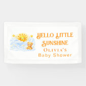 Bear theme baby shower party backdrops 横断幕 (横)