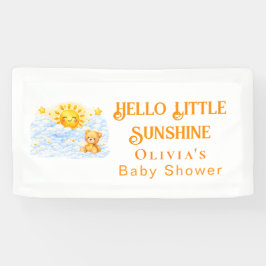 Bear theme baby shower party backdrops 横断幕