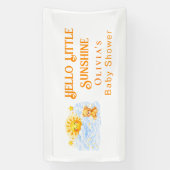 Bear theme baby shower party backdrops 横断幕 (縦)