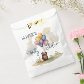 Bear Themed Gender Neutral Baby Shower フェイバーバッグ (封をした状態)