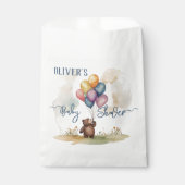 Bear Themed Gender Neutral Baby Shower フェイバーバッグ (正面)