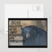 BEAR TOTEMの教え – 内側に曲がる ポストカード (正面/裏面)