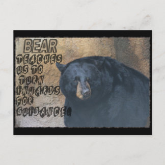 BEAR TOTEMの教え – 内側に曲がる ポストカード