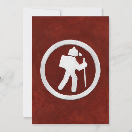 Bear Trail Marker サンキューカード (正面)