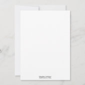 Bear Trail Marker サンキューカード (裏面)