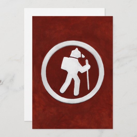 Bear Trail Marker サンキューカード (正面/裏面)