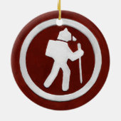 Bear Trail Marker セラミックオーナメント (裏面)