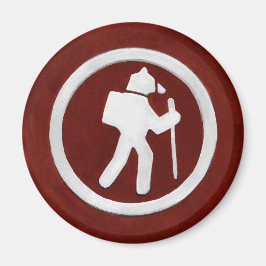 Bear Trail Marker マグネット (正面)