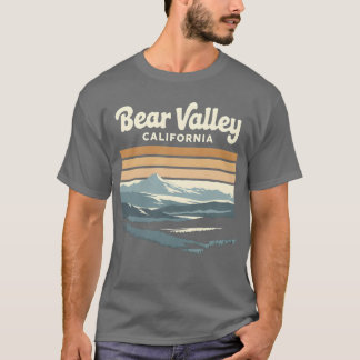 Bear Valley California Vintage Ski Poster Mountain Tシャツ