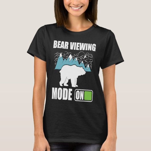 Bear Viewing in Zoo National Park or Alaska Cruise Tシャツ (正面)