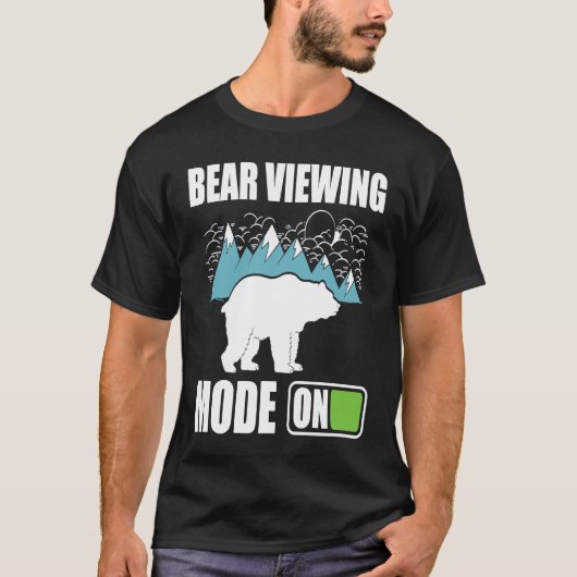 Bear Viewing in Zoo National Park or Alaska Cruise Tシャツ (正面)