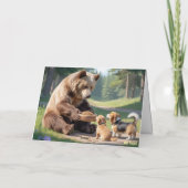 Bear Walkin' the Dog Card シーズンカード (裏面)