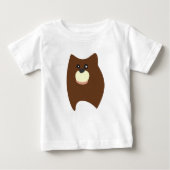 Bear Walking ベビーTシャツ (正面)