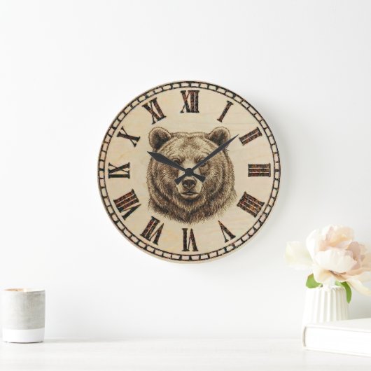 Bear Wall Clock ラージ壁時計 (ホーム)