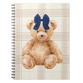 Bear with a Bow Blank Journal ノートブック