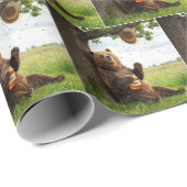 Bear With a Jar of Honey ラッピングペーパー (ロールコーナー)