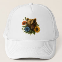 Bear with Flowers