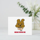 Bear with Meポストカード ポストカード (スタンド正面)