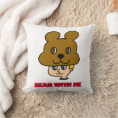 Bear with Me装飾用クッション クッション (ブランケット)