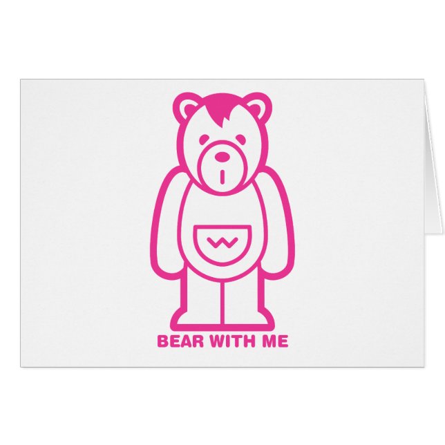 Bear with Me (ピンク) (正面横)