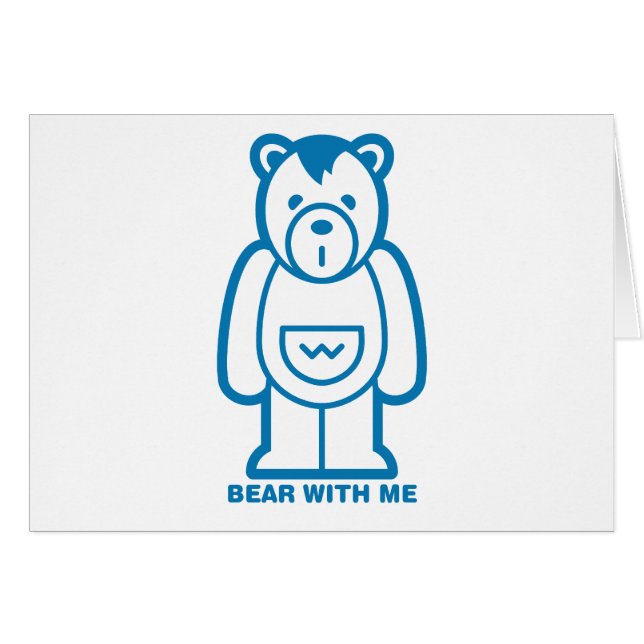 Bear with Me (ブルー) (正面横)