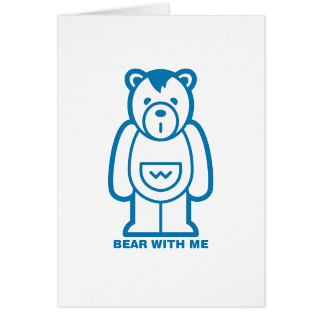 Bear with Me (ブルー) (正面)