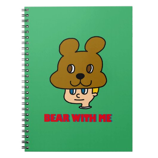 Bear with Me Notebook ノートブック (正面)