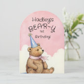 Bear-yファースト誕生日発表 招待状 (スタンド正面)