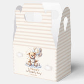 Bear-y Cute – 3rd Birthday Party Treat Boxes フェイバーボックス (オープン)