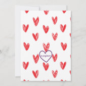 BEAR-Y First Birthday, cute teddy bear birthday 招待状 (裏面)