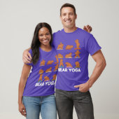 Bear Yoga Cute Bears Doing Sport Bear Yoga Namaste Tシャツ (ユニセックス)