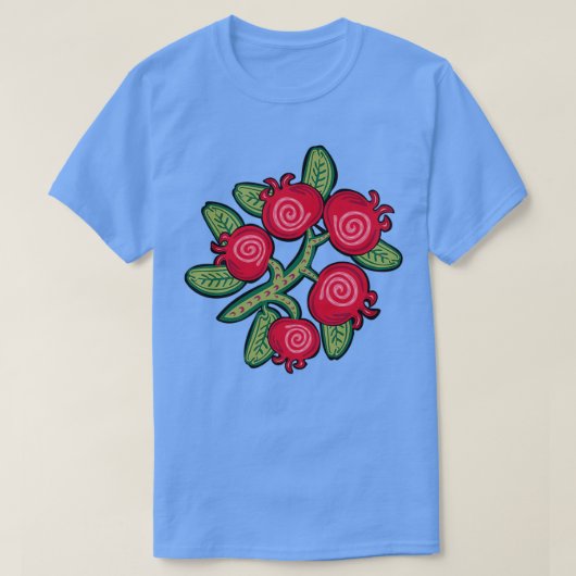 Bearberry先住民kinnickinnick WAWEZHI CANADA Tシャツ (デザイン正面)