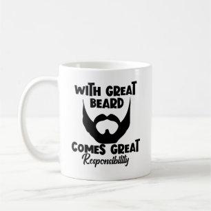 Beard 素晴らし 来 Responsibilyおもしろいを使用する コーヒーマグカップ
