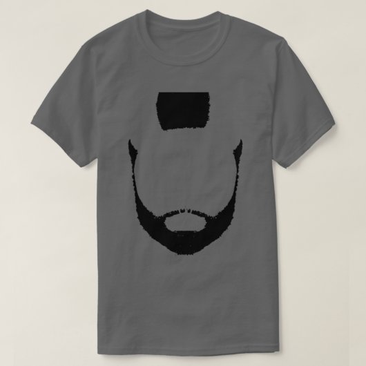 BeArd ampモホークシルエット Tシャツ (デザイン正面)