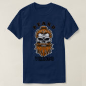 Beard and mustache tシャツ (デザイン正面)