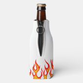 BEARD FUEL おもしろい Men'sスカル&Flames Jokeギフト ボトルクーラー (ボトル裏面)