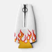 BEARD FUEL おもしろい Men'sスカル&Flames Jokeギフト ボトルクーラー (裏面)