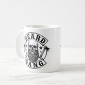 Beard Gang | おもしろいひげの男性とひげ愛好家 コーヒーマグカップ (正面左)