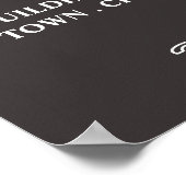 Beard Logo, Men's Barbers Price List ポスター (角)