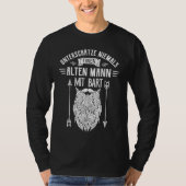 Beard motif for beard wearers with full beard Alte Tシャツ (正面)