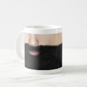 Beard Mouth and Nose コーヒーマグカップ (正面左)