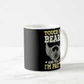 Beard s 男性へTouchMy BeardとMi Im コーヒーマグカップ (正面右)