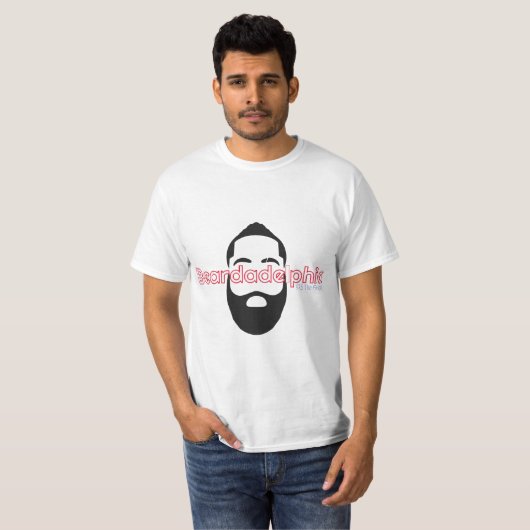 Beardadelphia Funny Beardadelphia Beard Dad  Tシャツ (正面フル)