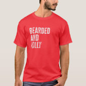 Bearded And Jolly Santa Christmas Gift Tシャツ (正面)