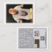 Bearded Baker Banterトレーディングカード：トレントジャージー コーリングカード (正面/裏面)